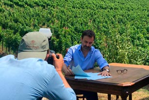 Franciacorta set fotografico per Grazia, Luglio 2019